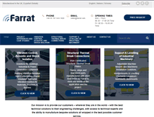 Tablet Screenshot of farrat.com